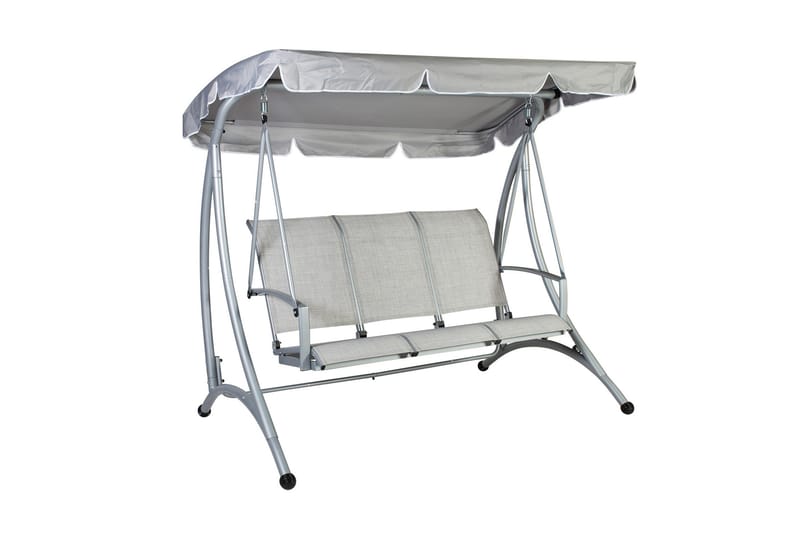 Hængekøje MAIRY 3-pers. 193x114xH171cm farve: grå, undefined