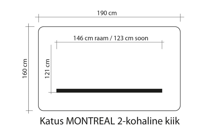 Høngesofa Tag Montreal 2 - Havemøbler - Havesofaer & bænke - Hængesofaer - Hængesofa tag