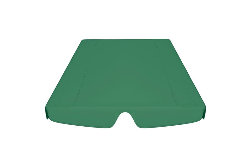 udskiftelig baldakin til gyngesofa 150/130x70/105 cm grøn - Grøn - Havemøbler - Havesofaer & bænke - Hængesofaer - Hængesofa tag