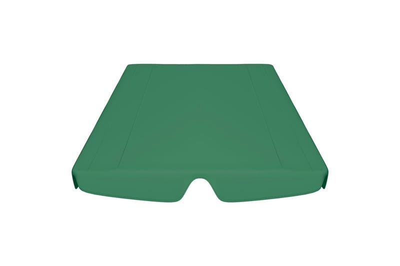 udskiftelig baldakin til gyngesofa 188/168x110/145 cm grøn - Grøn - Havemøbler - Havesofaer & bænke - Hængesofaer - Hængesofa tag