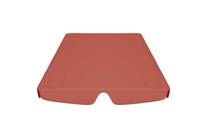 udskiftelig baldakin til gyngesofa 188/168x110/145cm - Orange - Havemøbler - Havesofaer & bænke - Hængesofaer - Hængesofa tag