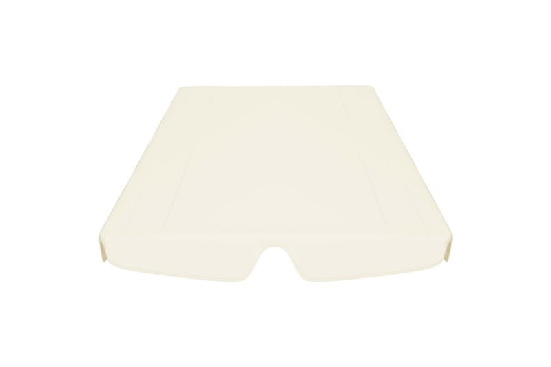 Udskiftelig baldakin til gyngesofa 192x147 cm 270 g/m² creme - Creme - Havemøbler - Havesofaer & bænke - Hængesofaer - Hængesofa tag