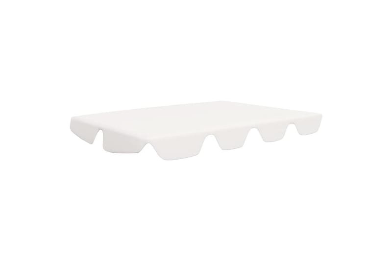 Udskiftelig baldakin til gyngesofa 192x147 cm 270 g/m² hvid - Hvid - Havemøbler - Havesofaer & bænke - Hængesofaer - Hængesofa tag
