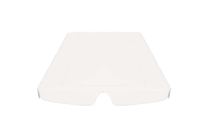 Udskiftelig baldakin til gyngesofa 192x147 cm 270 g/m² hvid - Hvid - Havemøbler - Havesofaer & bænke - Hængesofaer - Hængesofa tag