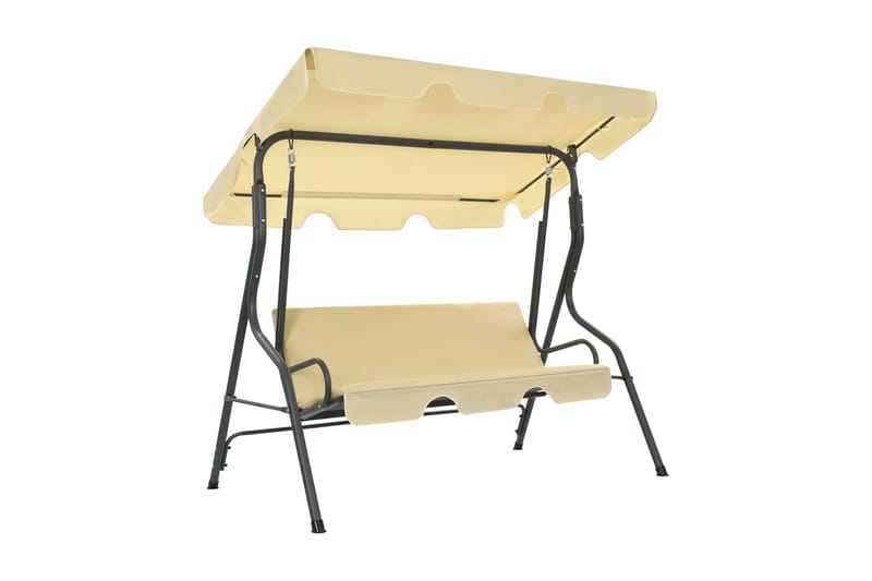 Havegyngestol 170 X 110 X 153 Cm Cremefarvet - Creme - Havemøbler - Havesofaer & bænke - Hængesofaer