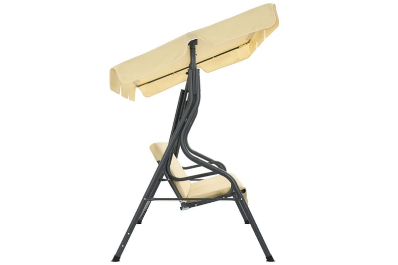 Havegyngestol 170 X 110 X 153 Cm Cremefarvet - Creme - Havemøbler - Havesofaer & bænke - Hængesofaer