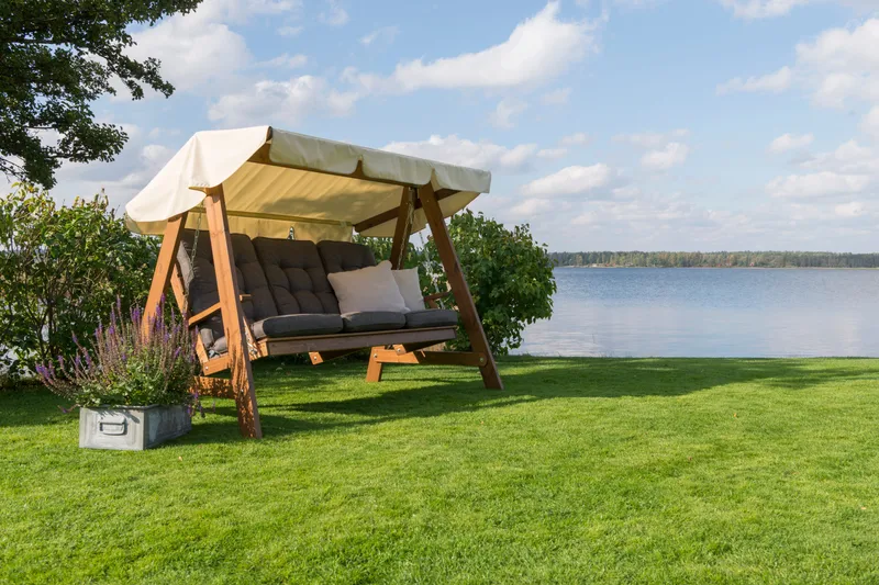 Hillerstorp Dalom Hammocktag Slöinge - Beige - Havemøbler - Havesofaer & b ænke - Hængesofaer - Hængesofa tag