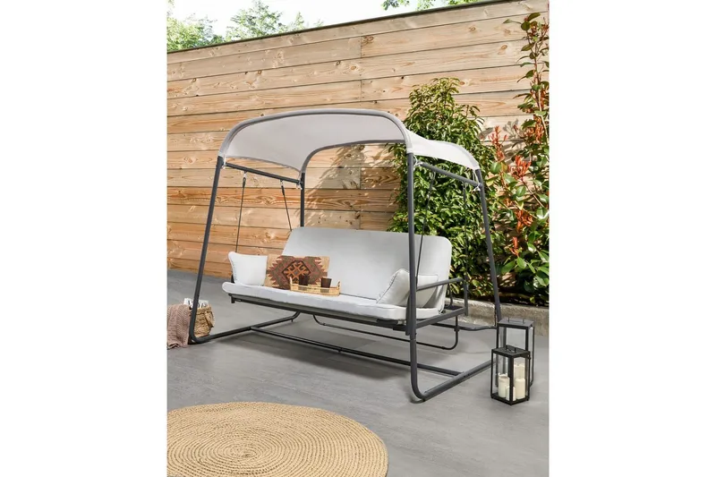 Hængesofa Marsciano - Lys grå - Havemøbler - Havesofaer & bænke - Hængesofaer