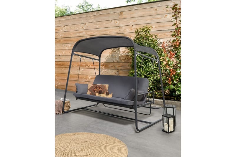 Hængesofa Marsciano - Mørkegrå - Havemøbler - Havesofaer & bænke - Hængesofaer