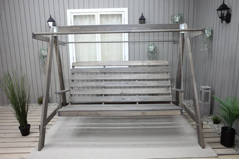 Pelle Hængesofa Grå - KWA - Havemøbler - Havesofaer & bænke - Hængesofaer