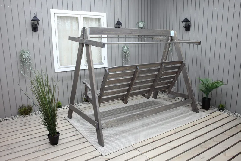 Pelle Hængesofa Grå - KWA - Havemøbler - Havesofaer & bænke - Hængesofaer