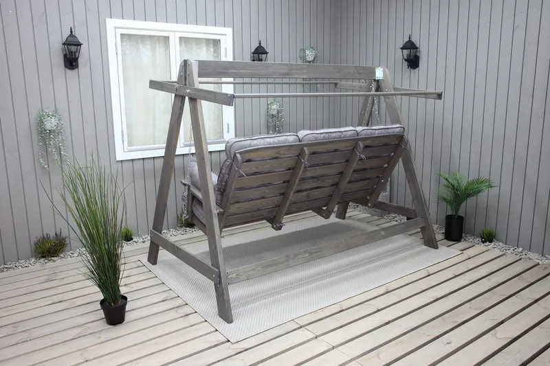 Pelle Hængesofa Grå - KWA - Havemøbler - Havesofaer & bænke - Hængesofaer