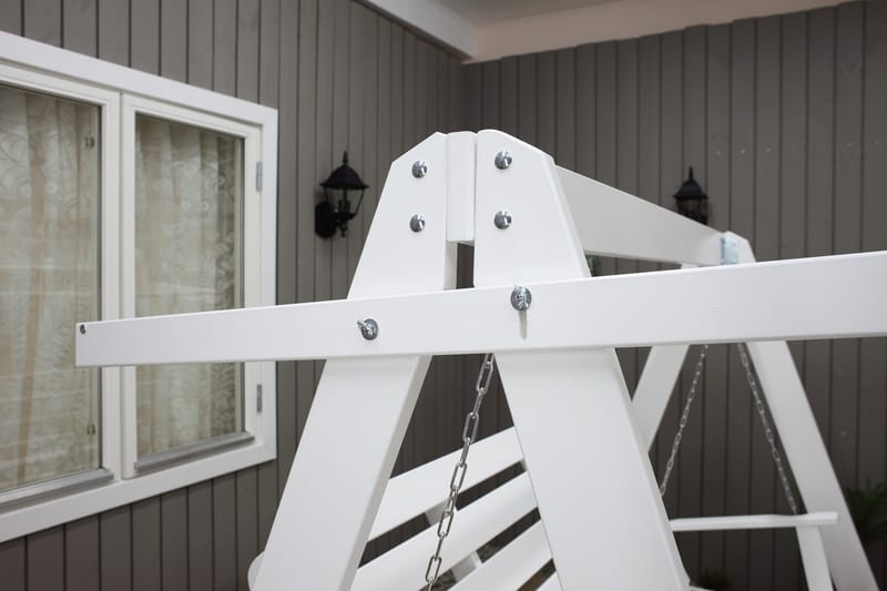 Pelle Hængesofa Hvid/Sort - KWA - Havemøbler - Havesofaer & bænke - Hængesofaer