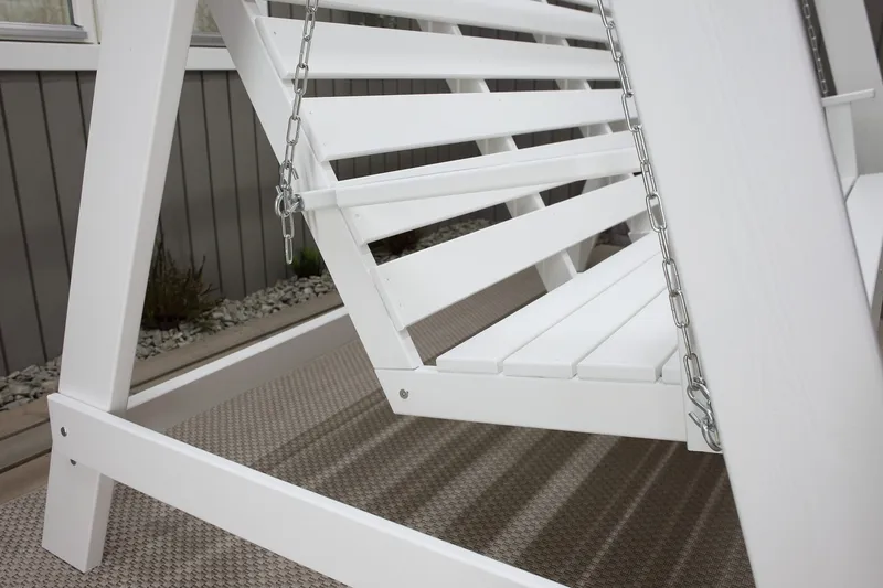 Pelle Hængesofa Hvid/Sort - KWA - Havemøbler - Havesofaer & bænke - Hængesofaer