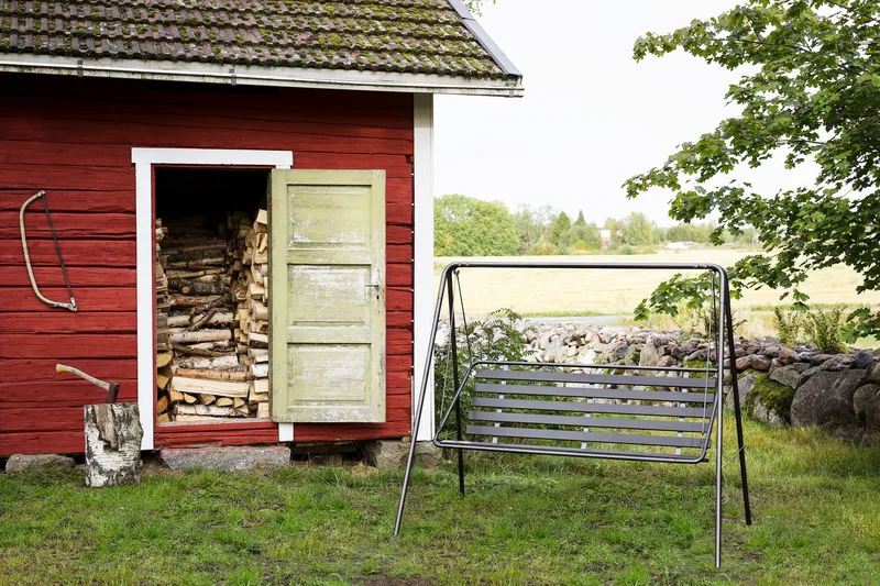 Retro 3-pers. Hængekøje, grå ramme - Varax - Havemøbler - Havesofaer & bænke - Hængesofaer