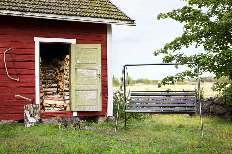 Retro 3-pers. Hængekøje, grå ramme - Varax - Havemøbler - Havesofaer & bænke - Hængesofaer