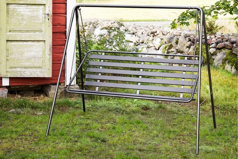 Retro 3-pers. Hængekøje, grå ramme - Varax - Havemøbler - Havesofaer & bænke - Hængesofaer