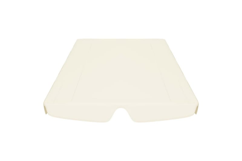 Udskiftelig baldakin til gyngesofa 226x186 cm 270 g/m² creme - Creme - Havemøbler - Havesofaer & bænke - Hængesofaer - Hængesofa tag