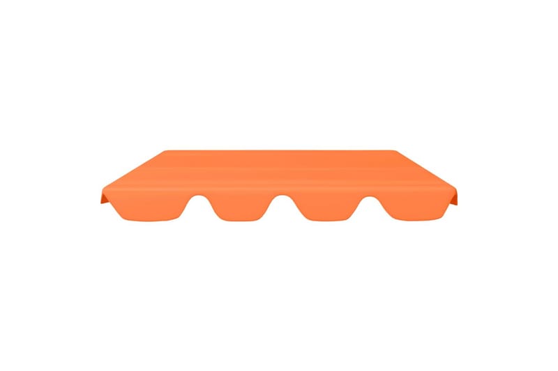 Udskiftelig baldakin til gyngesofa 226x186cm 270 g/m² orange - Orange - Havemøbler - Havesofaer & bænke - Hængesofaer - Hængesofa tag