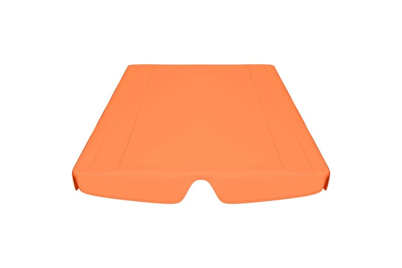 Udskiftelig baldakin til gyngesofa 226x186cm 270 g/m² orange - Orange - Havemøbler - Havesofaer & bænke - Hængesofaer - Hængesofa tag