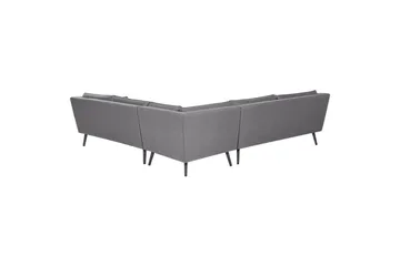 Hörnsoffa Beliani Loretello Beige/grå Grey - Havemøbler - Havesofaer & bænke - Havesofaer