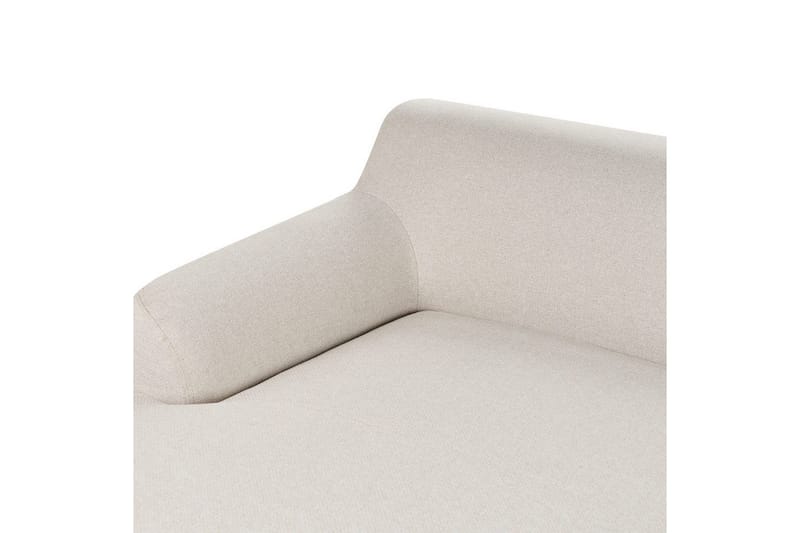 Hörnsoffa Beliani Sosjo Beige, ljust trä, Högervänd Beige||Light colored wood Left-faced - Møbler - Sofaer - Hjørnesofa - Hjørnesofa med chaiselong