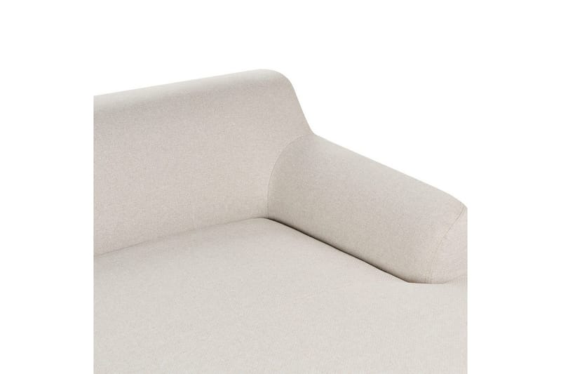 Hörnsoffa Beliani Sosjo Beige, ljust trä, Högervänd Beige||Light colored wood Right-faced - Møbler - Sofaer - Hjørnesofa - Hjørnesofa med chaiselong