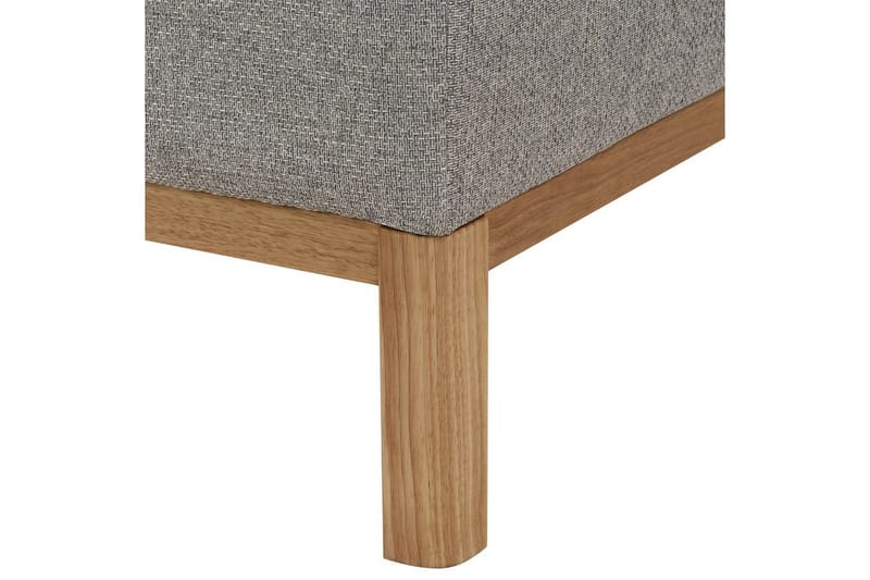 Hörnsoffa Beliani Sosjo Beige, ljust trä, Högervänd Grey||Light colored wood Left-faced - Møbler - Sofaer - Hjørnesofa - Hjørnesofa med chaiselong