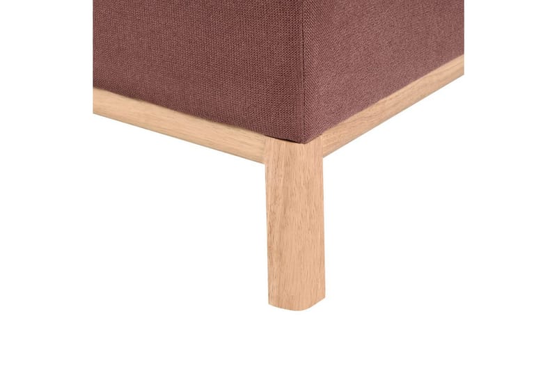 Hörnsoffa Beliani Sosjo Beige, ljust trä, Högervänd Red||Light colored wood Right-faced - Møbler - Sofaer - Hjørnesofa - Hjørnesofa med chaiselong