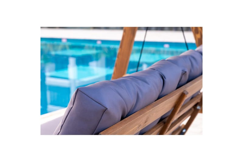 Have dobbelt gyngebord Taharoa Antracit - Antracit - Havemøbler - Havesofaer & bænke - Gyngesofa