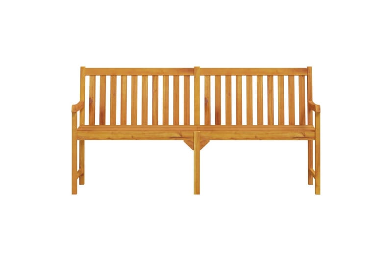 havebænk 180 cm massivt akacietræ - Brun - Havemøbler - Havesofaer & bænke - Udendørs bænk & havebænk