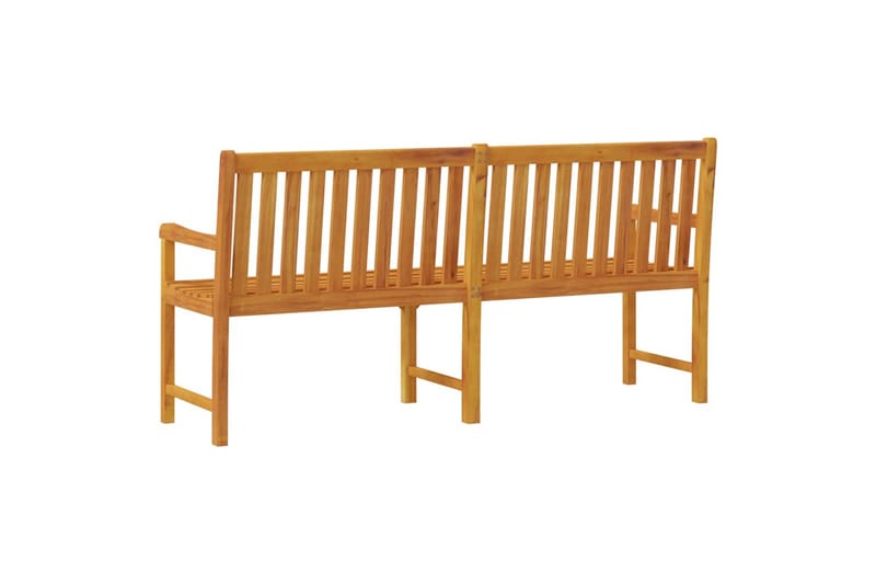 havebænk 180 cm massivt akacietræ - Brun - Havemøbler - Havesofaer & bænke - Udendørs bænk & havebænk
