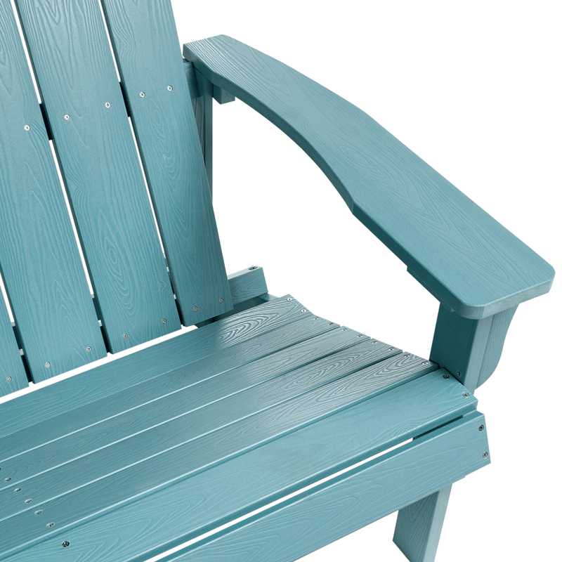 Havebænk Adirondack 125 cm - Blå - Havemøbler - Havesofaer & bænke - Udendørs bænk & havebænk