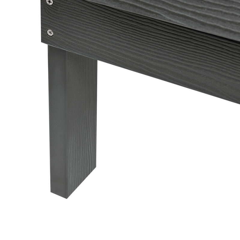 Havebænk Adirondack 125 cm - Grå - Havemøbler - Havesofaer & bænke - Udendørs bænk & havebænk