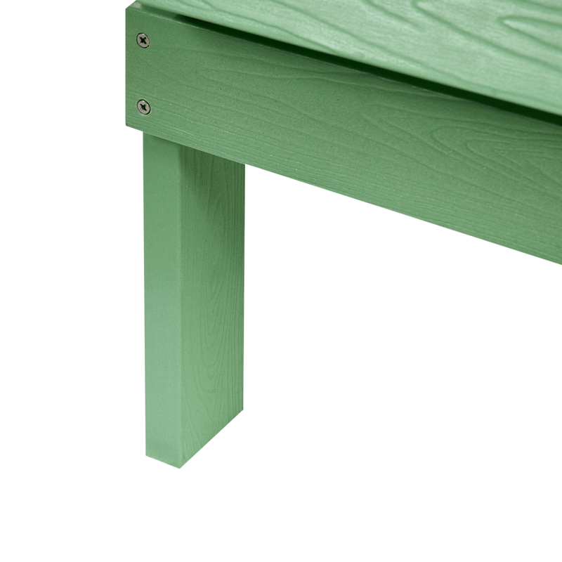 Havebænk Adirondack 125 cm - Grøn - Havemøbler - Havesofaer & bænke - Udendørs bænk & havebænk