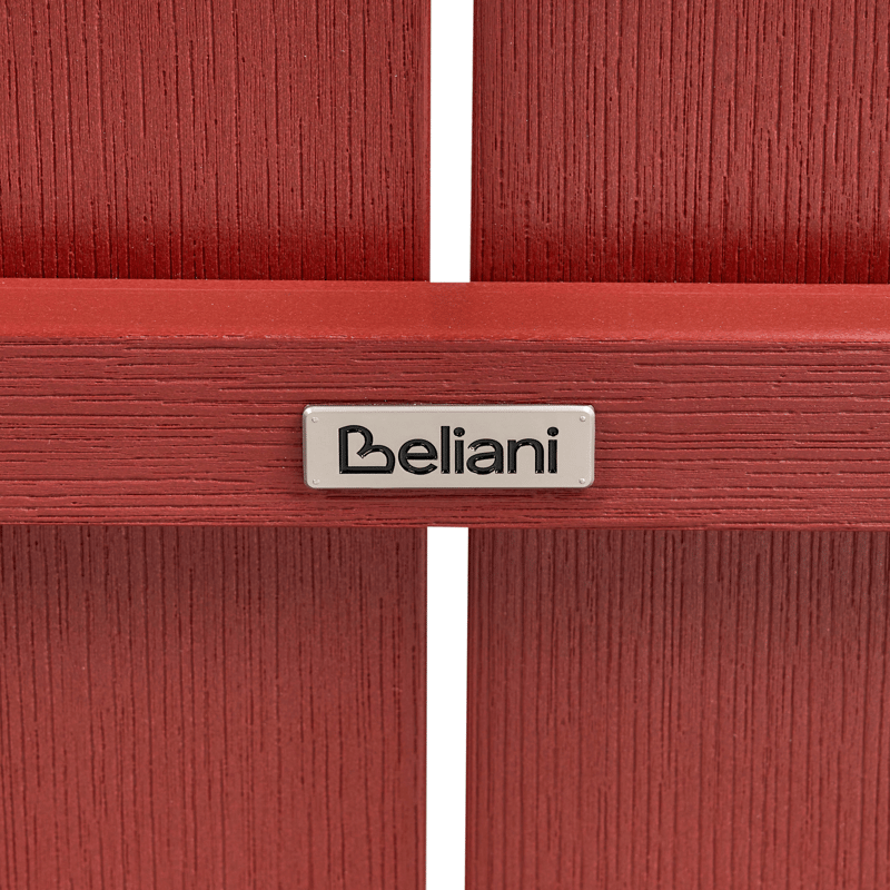 Havebænk Adirondack 125 cm - Rød - Havemøbler - Havesofaer & bænke - Udendørs bænk & havebænk