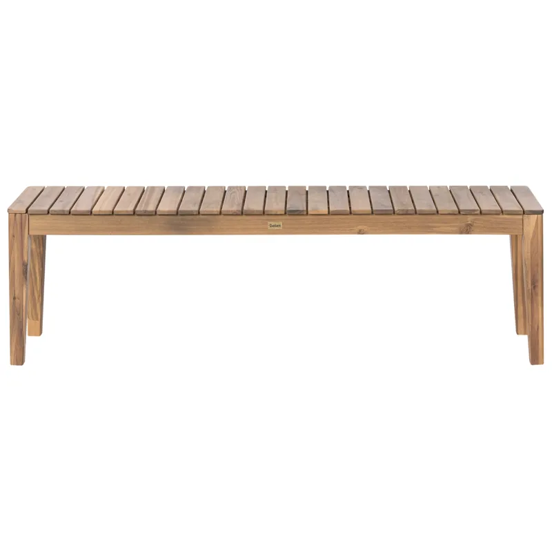 Havebænk Chioggia 155 cm akacietræ - Brun - Havemøbler - Havesofaer & bænke - Udendørs bænk & havebænk