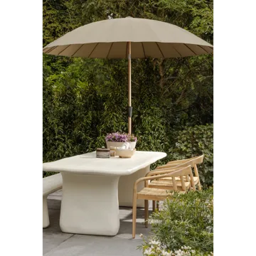 Havebænk Loggia 227 cm udendørs - Natur - Havemøbler - Havesofaer & bænke - Udendørs bænk & havebænk