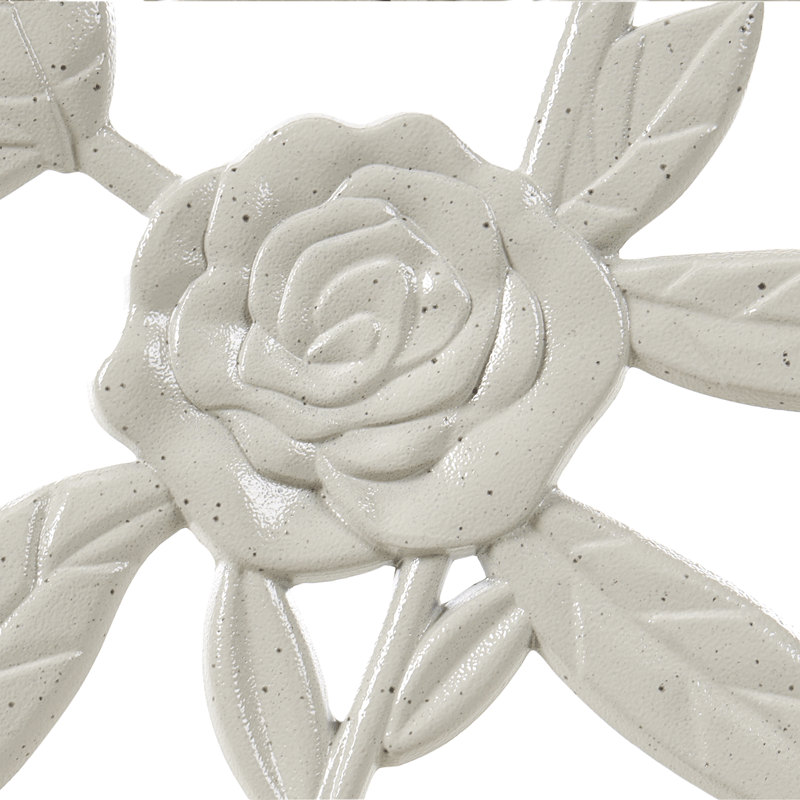 Havebænk Piura 88 cm Aluminium - Hvid - Havemøbler - Havesofaer & bænke - Udendørs bænk & havebænk