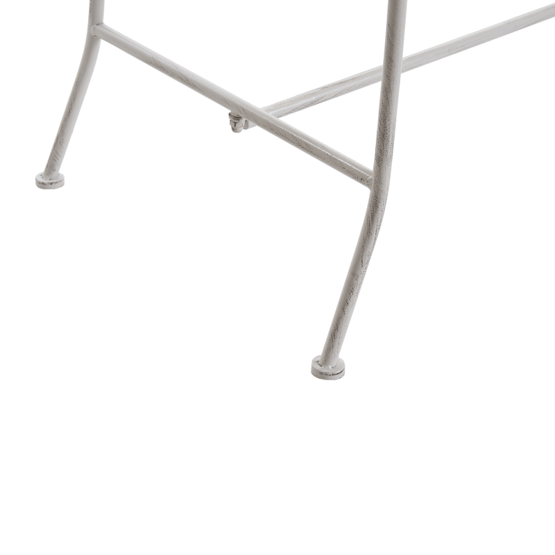 Havebænk Pavia 146 cm Jern - Hvid - Havemøbler - Havesofaer & bænke - Udendørs bænk & havebænk