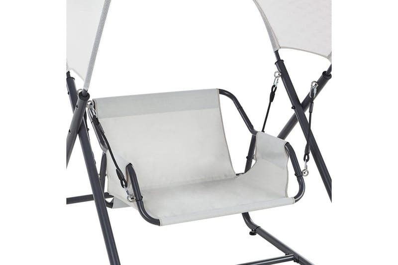 Havegynge Solagna - Lys grå, 114x117x182 cm - Havemøbler - Havesofaer & bænke - Gyngesofa