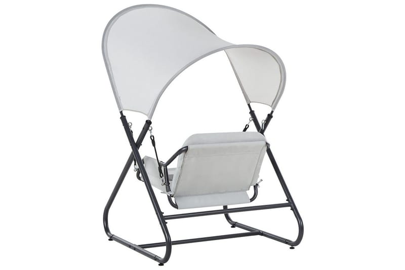 Havegynge Solagna - Lys grå, 114x117x182 cm - Havemøbler - Havesofaer & bænke - Gyngesofa