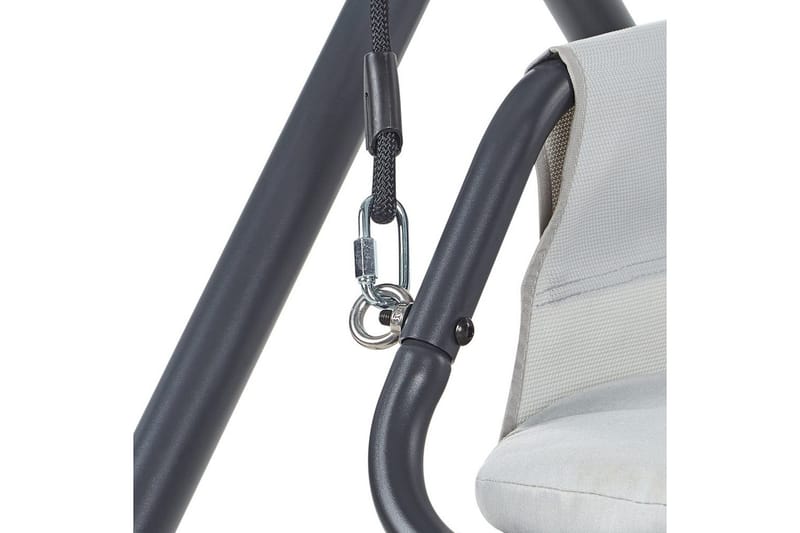 Havegynge Solagna - Lys grå, 168x113x187 cm - Havemøbler - Havesofaer & bænke - Gyngesofa