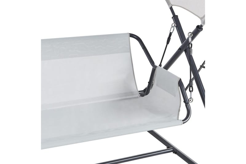 Havegynge Solagna - Lys grå, 168x113x187 cm - Havemøbler - Havesofaer & bænke - Gyngesofa