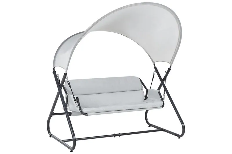 Havegynge Solagna, Lys grå, 168x113x187 cm