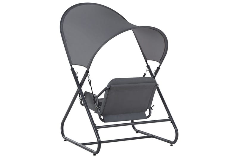 Havegynge Solagna - Mørkegrå, 114x117x182 cm - Havemøbler - Havesofaer & bænke - Gyngesofa