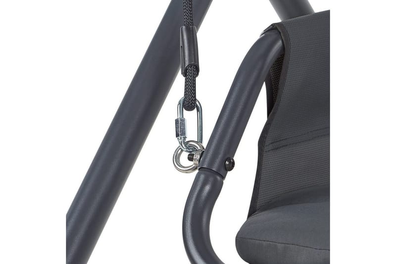 Havegynge Solagna - Mørkegrå, 114x117x182 cm - Havemøbler - Havesofaer & bænke - Gyngesofa