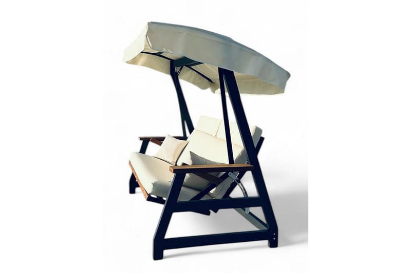 Havemøbelsæt Til Tre, Gyngestol Berriaren 2400 Naturlig / Beige - Naturlig / Beige - Havemøbler - Havesofaer & bænke - Gyngesofa