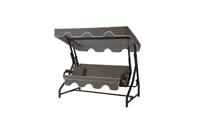 Havemøbelsæt Til Tre, Gyngestol Colomieuan Antracit - Antracit - Havemøbler - Havesofaer & bænke - Gyngesofa