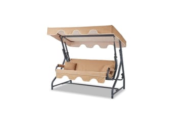 Havemøbelsæt Til Tre, Gyngestol Gowanda (200 x 165 x 110 cm) Beige